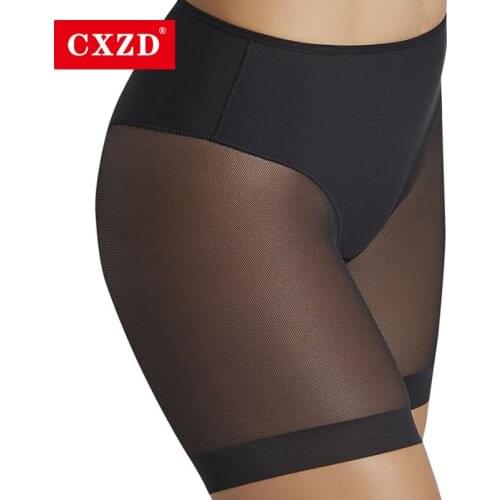 CXZD 2021 New Great Panties for Sexy Ladies High Stretch Seamfree Womens Underpants Net Cloth Waist Trainer Shapewear
