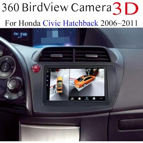 For Honda Civic Hatchback 2006~2011 Car Multimedia GPS Radio Navigation NAVI Player Integrated CarPlay 360 BirdView 3D