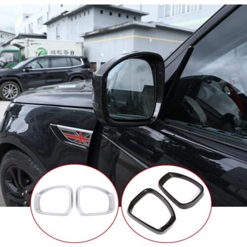 For Land Rover Discovery 4/5 LR4 LR5 For Range Rover Sport Car Exterior Side Mirror Frame Decoration Sticker Car Accessories