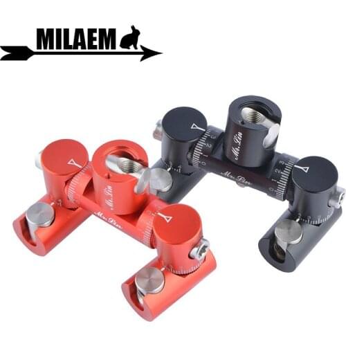 Archery Double Side V Bar Adjustable Quick Disconnect Mount Compound Recurve Bow Stabilizer Shooting Accessories