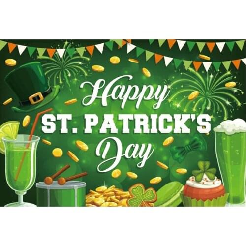 Green Firework Beer Photography Background Family Party Decor Photo Booth Studio Prop