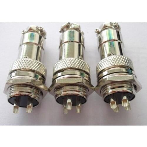 GX16-5 Core Aviation Plug Socket Round Connector Joint Connect Plug-in Unit 16mm