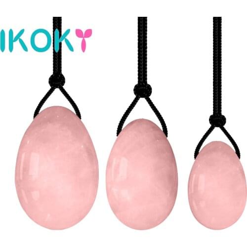 IKOKY Natural Jade Vaginal Ball Vagina Tighten Exercise Machine Kegel Balls Sex Toys for Women Vaginal Tightening Adult Products