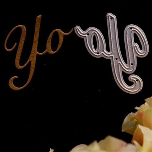 Spanish word text Metal Cutting Dies for Diy Scrapbooking Die Cut New 2018 Cuts for Paper Card Making Craft Phototampons