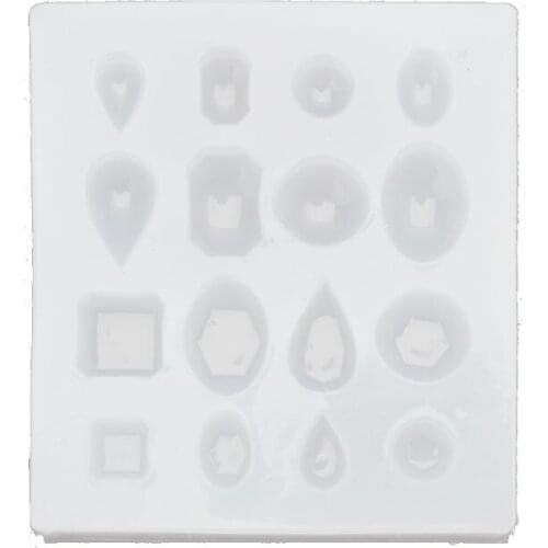Cabochon Gem Silicone Mold Oval Square Round Shapes Resin Epoxy Jewelry Making