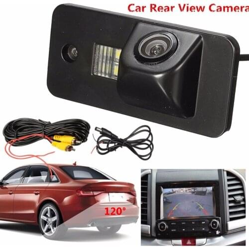 Rear view camera 520TV line 120 waterproof car automatic rear view camera reverse spare license plate camera for A3 A4 A5 RS4