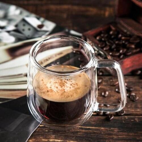 KARASSBEAR Double Wall Glass Cups
