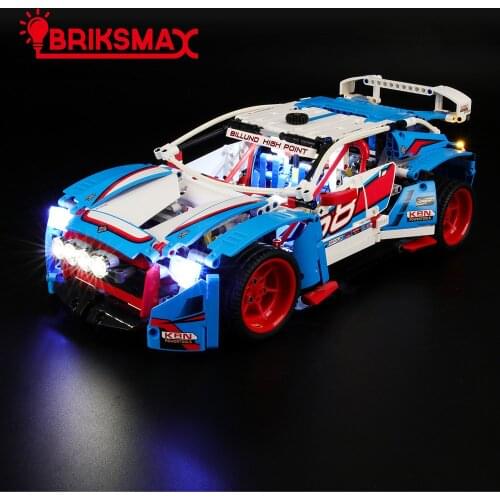 BriksMax Lighting Kit For 42077 Technic Series Rally Car，(NOT Include Model)