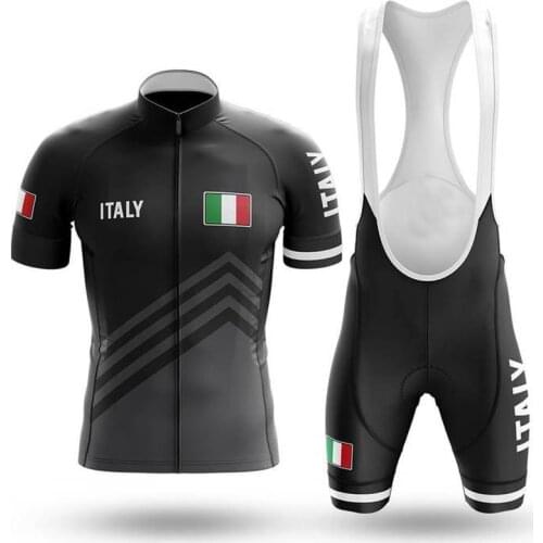 Completo ciclismo estivo 2021 Italy Cycling Jersey Sets Short Sleeve Pro Team Bicycle Clothing Maglia MTB Clothes Cycling Outfit