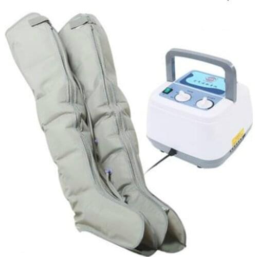 Air Compression Massager Handheld Controller Blood Circulation Pump Wrap Set for Double Arm Leg Cuff Waist Relax Massage