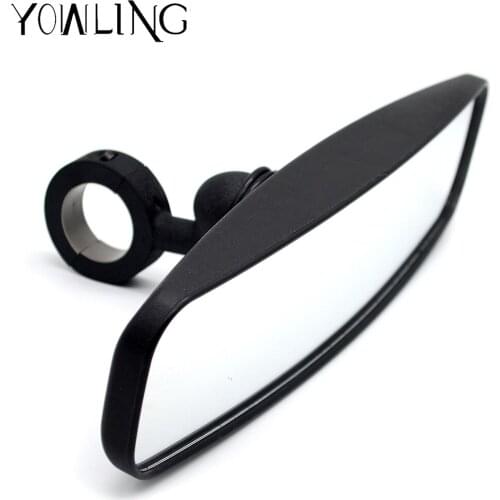 2021 New Universal Roll Bar Cage Rearview Mirror Wide Angle Convex Rear View Mirrors Golf Center Mirror For UTV ATV Racing New