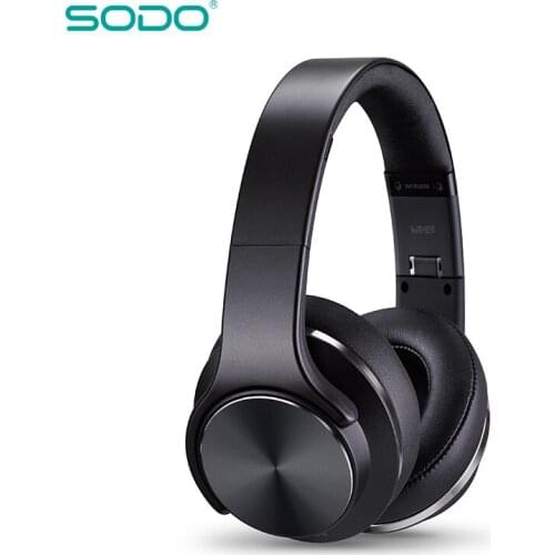 New Original SODO MH5 Wireless Headphones Bluetooth Headset Foldable Headphone Adjustable Earphone With Microphone For PC mobile