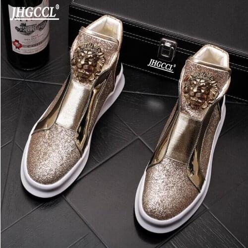 NEW designer golde men shoe High quality leather loafers with thick and low rivets,casual board shoes,shoes with high height w27