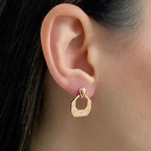 New Trend 925 Sterling Silver Fashion Dangle Drop Earrings For Women Star Fine Earring Jewelry Accessories