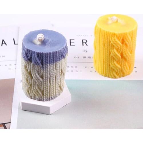 P15D 3D Silicone Aroma Candle Mold Candle Gypsum Clay Making DIY Cake Chocolate Decorating Baking Mould