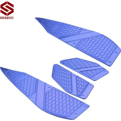 Motorcycle Front Rear Footrest Pedal Motorbike Footboard Steps Foot Plate Pad for Yamaha XMAX 300 2017 2018 X MAX 250 All year