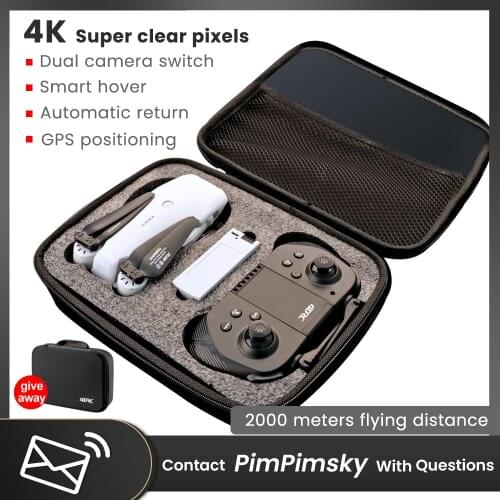 5G GPS Drone With HD Wide Angle Camera WIFI Live Video FPV Real-time Transmission Flight 25 Mins RC Distance 2km Quadrotor Toy