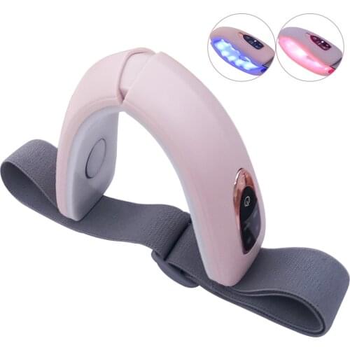 RF Microcurrent V Face Shaping Facial Massager Hot Compress Therapy V Line Face Slimming Device V Shape Double Chin Firm Lift Up