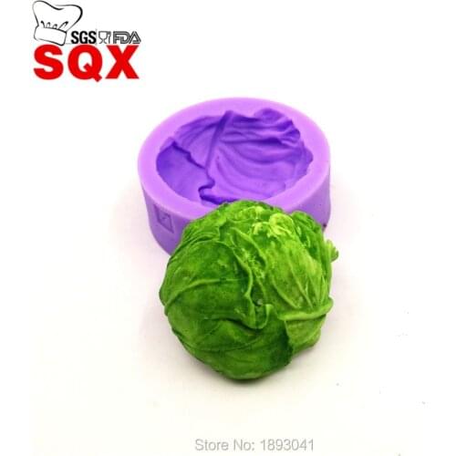Chinese cabbage shape silicone mold,Fondant Cake Decorating Tools,fondant molds,Silicone Cake Mold LH38