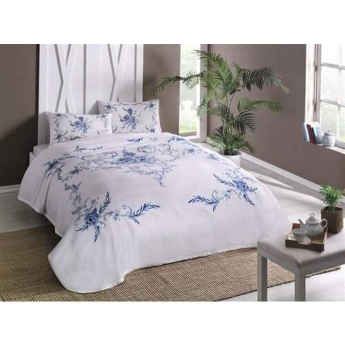 TAÇ Pike Set Double Person Julianne V1-PINK-Pike: 200x230 Fitted (Elastic) Sheet: 160x200 Pillowcase: 50x70 (2 pcs)