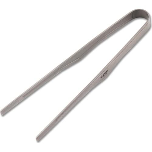 Camping BBQ Grill Tool Titanium Barbecue Clip Titanium Tea Cup Long Tong Clip Camping Kitchen Anti-scalding Clamp Food Folder