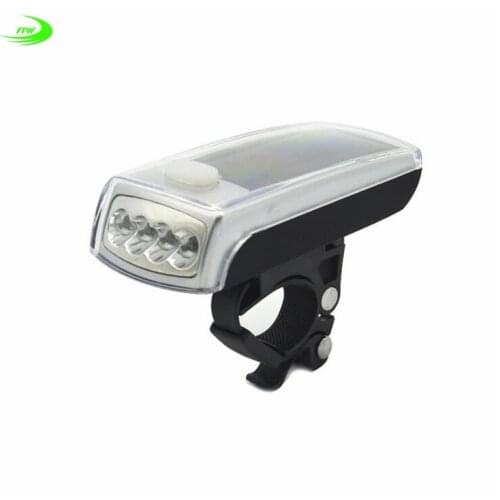Bicycle light Bike 4 LED Solar Powered USB 2.0 Rechargeable Front Light Headlight High Quality cycling led flashlight F1092