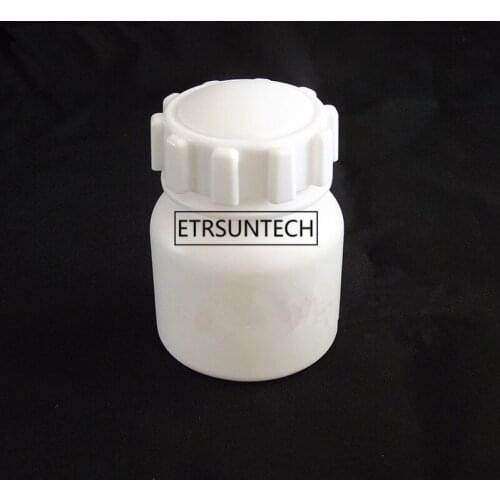 150g White Empty Round Plastic Container for Capsules, Pills, Particle bottle F2007
