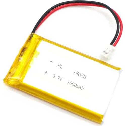 2/5/20/200/1000/10000pcs 3.7V 1500mAh 18650 Li Lithium Polymer ion Battery with 2.0mm JST