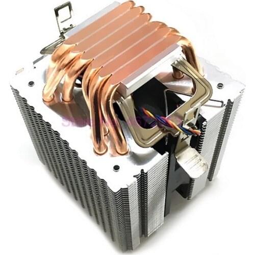 50pcs 90mm Heat Pipe 6 Heatpipe Desktop Computer CPU Cooler Fan Bracket Ultra Quiet Heatsink for Intel 1156/1155/1150/775