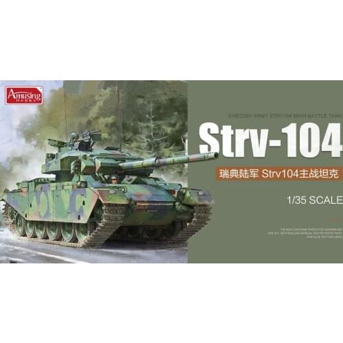 Amusing Hobby 35A043 1/35 Strv-104 SWEDISH ARMY STRV104 MAIN BATTLE Tank Model Kit