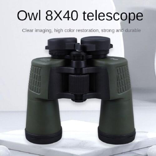 Binoculars Hiking and Hunting Portable High-definition Large Eyepiece Telescope Wide-angle Low-light Night Vision Outdoor BAK4