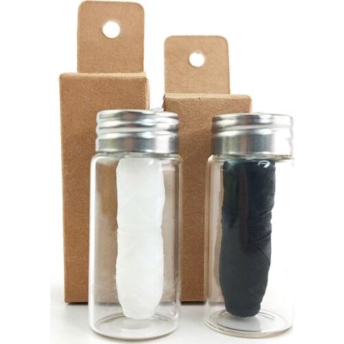 Eco-Friendly Dental Flosser Oral Hygiene Teeth Cleaning Wax Mint Flavored Bamboo Dental Floss Spool Toothpick Teeth Flosser 30m