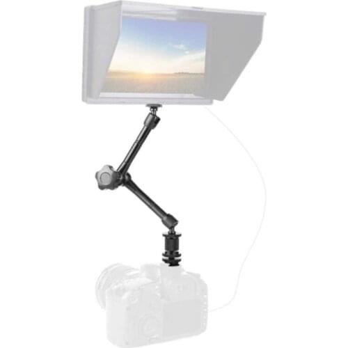 Fixed Frame Adjustable Metal Mount Arm Super Crab Articulating Clamp Plier Clip Suitable for Camera Monitor 11 Inch