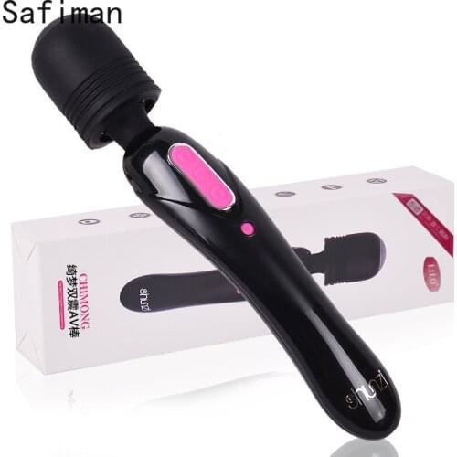HEYIYI USB Magic Wand Powerful Body Massager Dildo Clitoral Vibrator AV Vibrators Adult Sex Toys for Couples Sex Products