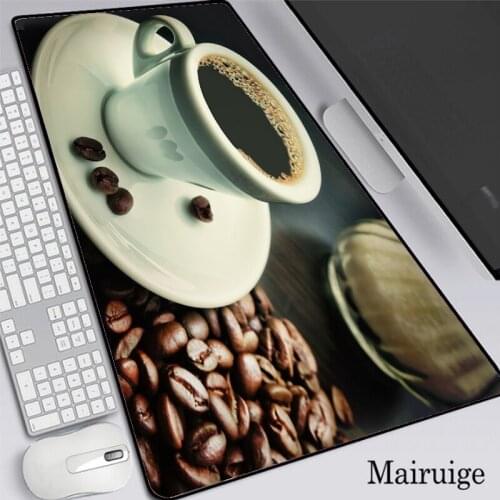 Mairuige 40*90cm coffee Rubber Gaming Computer Large Mouse Pad Gamer Locking Edge Keyboard XXL DeskMat Keyboard PC Mice Mats