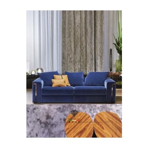 Fashionable Living room technology cloth sofa modern contracted three - person sofa