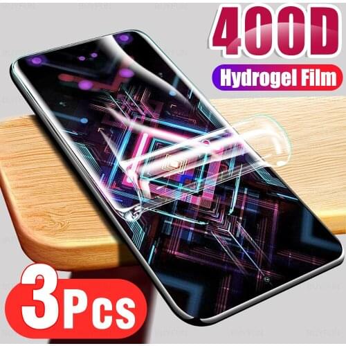 3Pcs HD Full Cover Soft Hydrogel Film For Xiaomi Poco F3 GT Phone Screen Protection For Xaomi Poxo Poko F 3 2021 6.67" Not Glass