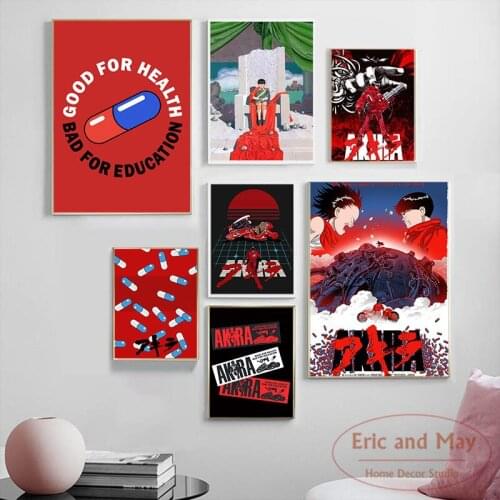 Posters And Prints Nordic Canvas Hd Prints Akira Movie Canvas Paintings Picture On The Wall Room Decoration Aesthetic Quadro