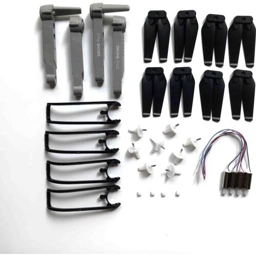 2020 new E99 Drone Engines arm Propeller motor Gear etc kit part for E99pro2 Drone rc Quadcopter Spare Parts Set