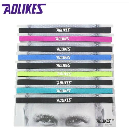 Yoga Hair Bands Outdoor Sports Headband Anti-slip Elastic Rubber Sweatband Football Biking Running Headscarf Hairband New