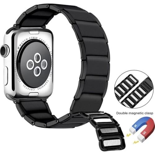 For Apple Watch Band 6 5 4 3 2 1 44mm 40mm 42mm 38mm Magnetic Loop Watchband Strap
