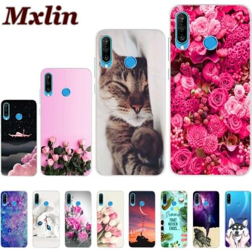 Silicone Case For Huawei P30 Lite Case Cover 6.15 inch Soft TPU Phone Case For Huawei P 30 lite Bumper Cover For Huawei P30 lite