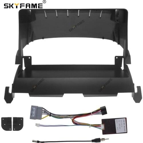 SKYFAME Car Frame Cable CANBUS For DODGE Journey 2009-2012 Big Screen Dash Panel Frame Fascia