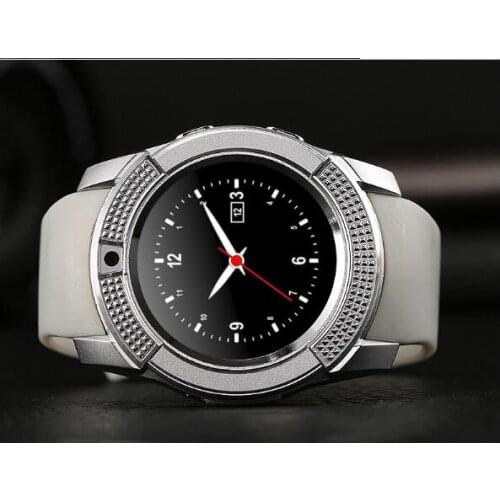 V8 Smart Watch Men Bluetooth Sport Watches Women Ladies Smartwatch with Camera Sim Card Slot For smart Phone black or golden