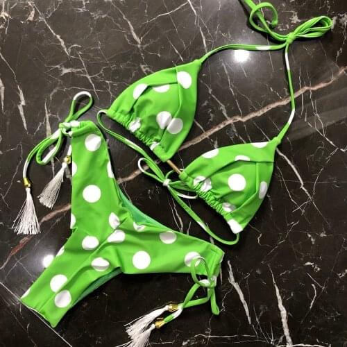 SWIMWSEXYBIK Polka Dot Swimwear