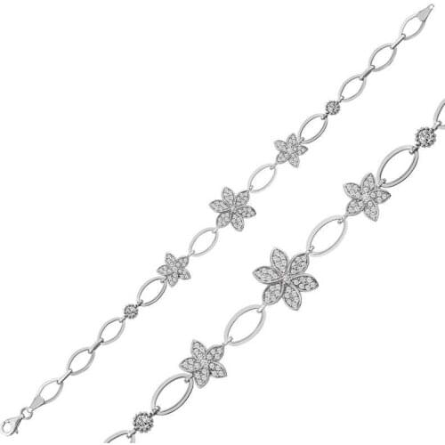 Tevuli 925 Sterling Silver Floral Ladies Bracelet