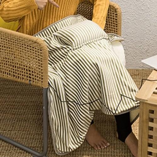 Smart USB Heated Knee Pads Electric Blanket Soft Flannel Safety Household Temperature Keep Warm Adjustable Thermostat Handy