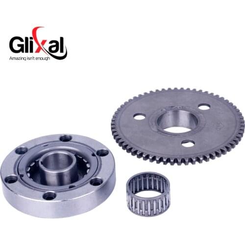 Glixal GY6 125cc 150cc High Performance Heavy-Duty Starter Drive Clutch 152QMI 157QMJ Scooter Moped ATV Go-Kart (20 Sprags)
