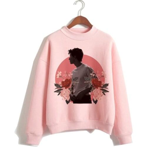 Shawn mendes hip hop Autumn Long Sleeve Pullovers women female new Oversized sweatshirt 90s ulzzang harajuku Sweatshirt