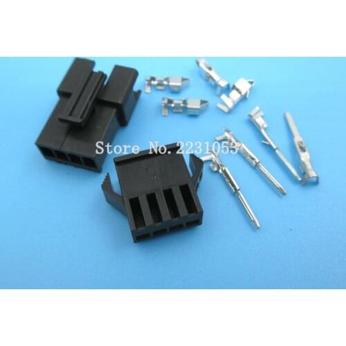 10 Sets SM-2.54mm Pitch 4p Female and Male Header Connectors Adaptor Plug SM2.54-4P